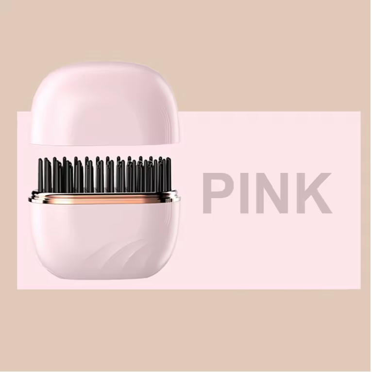 Wireless Hair Straightening Comb – Portable USB Rechargeable