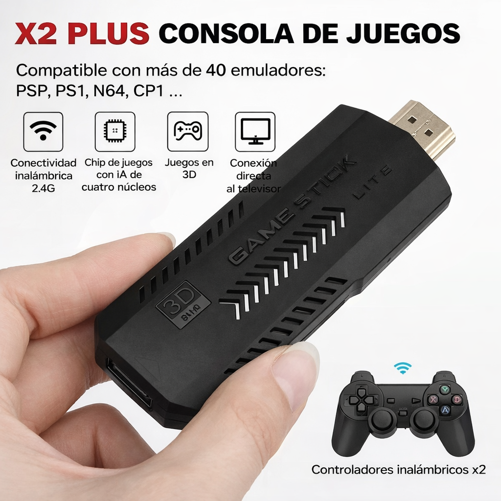 Game Stick X2 - 30,000 Juegos